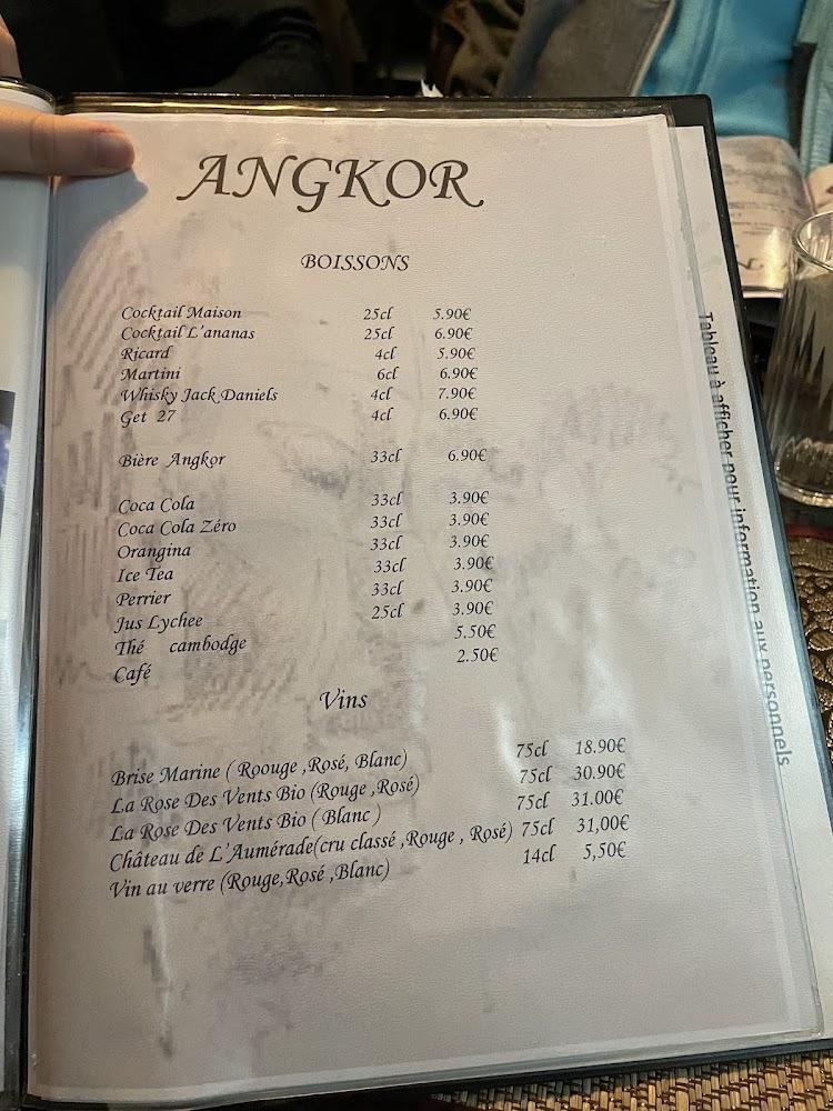 ANGKOR - Menu Image 1